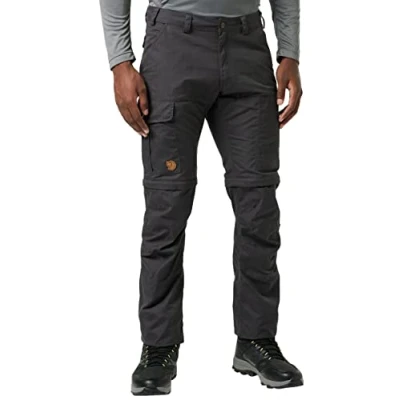 Afbeelding van Karl Pro Zip Off Wandelbroek Heren Dark Grey 900 46 Grijs
