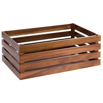 Afbeelding van APS Superbox acaciahouten krat 555x350mm