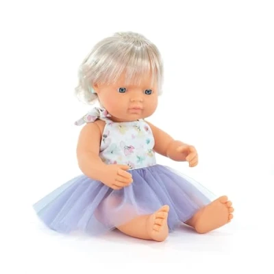 Afbeelding van MINILAND Pop Europees Meisje 38cm.