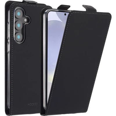 Afbeelding van Accezz Hoesje Geschikt voor Samsung Galaxy S25 Plus Met Pasjeshouder Flipcase Zwart