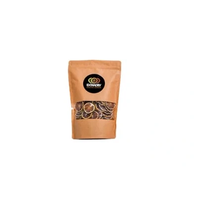 Afbeelding van Extra Dry gedroogde limoenen voor cocktail, ca. 150 plakjes citroenen, groot zakje van 188 g, citroenringen, 100% natuurlijk, gedroogd fruit zonder suiker