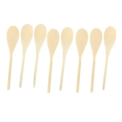 Afbeelding van Baker Ross E8262 houten lepels voor het versieren van kinderen, 8 stuks