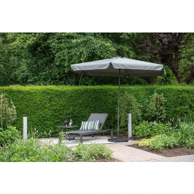 Afbeelding van Garden Impressions Delta parasol Ø300 donker grijs