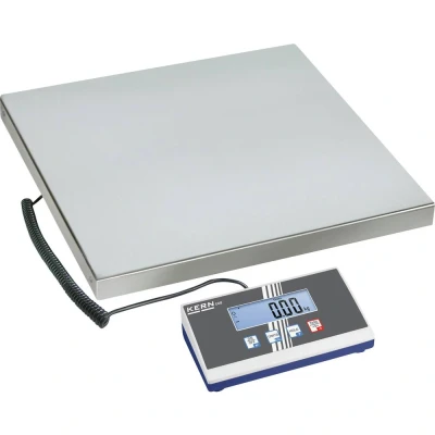 Afbeelding van Kern EOB 150K50L Pakketweegschaal Weegbereik (max.) 150 kg Resolutie 50 g werkt op het lichtnet, batterijen Zilver