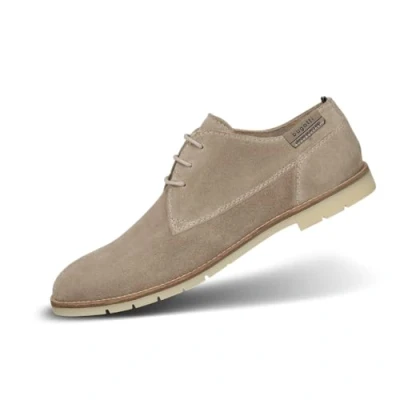 Afbeelding van bugatti 311 arm01 Lage schoenen met veters voor heren, Beige, 40 EU
