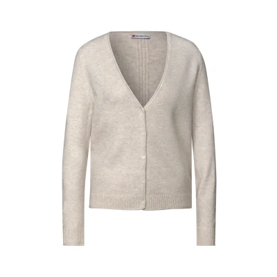 Afbeelding van Street One Kurzer Vest, Dames, Maat: 42, Beige