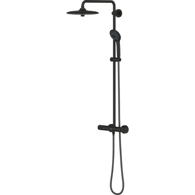 Afbeelding van GROHE QuickFix Vitalio Joy 260 douchesysteem Wandmontage Waterbesparend Phantom Black