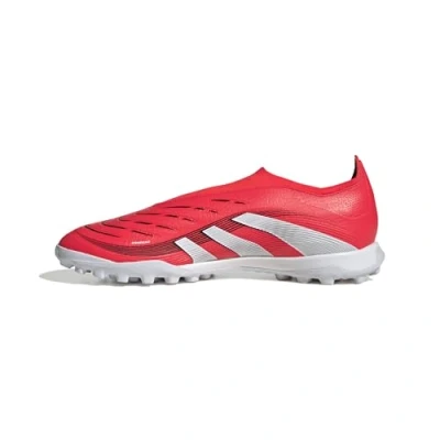 Afbeelding van adidas Performance Predator League Laceless TURF Voetbalschoenen voor kunstgras, Heren, Maat: 42, Lucid red/footwear white/core black