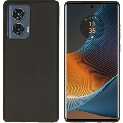 Afbeelding van imoshion Hoesje Geschikt voor Motorola Edge 50 Fusion Siliconen Color Backcover Zwart