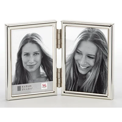 Afbeelding van Walther design WD269S Chloe Portraitrahmen 2x 6x9 cm, silber
