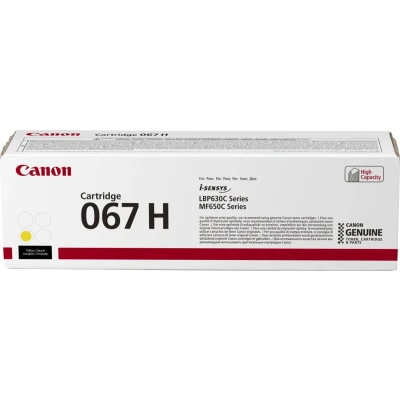 Afbeelding van Canon 067H Y Toner Geel Hoge capaciteit