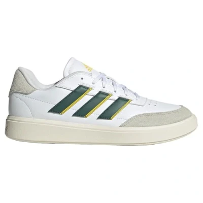 Image de adidas Homme Courtblock Shoes, Cloud white/Green/utility yellow, 40 EU
