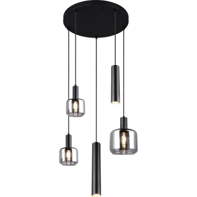 Afbeelding van TRIO MATARO Hanglamp Zwart mat excl. 1x E27 4,9W