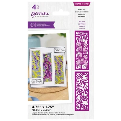 Afbeelding van Gemini CaC Snijmal Floral Panels Foxglove