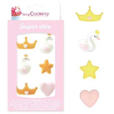 Afbeelding van ScrapCooking Suikerdecoraties Prinsessen Set/6