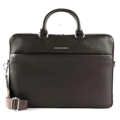 Afbeelding van MANDARINA DUCK Leren Afzonderlijke gevallen Schoudertas met laptopvak Mellow Urban Briefcase Mole Donkerbruin