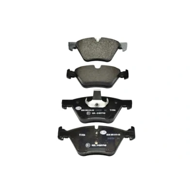 Afbeelding van HELLA 8DB 355 015 031 Remblokkenset Geschikt voor slijtage waarschuwingscontact BMW: 5 Saloon, Touring, X1