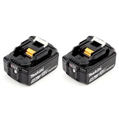 Afbeelding van Makita BL 1850 B 18 V 5 Ah / 5000 mAh Li ion accu met LED display set van 2