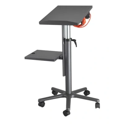 Afbeelding van Beamertafel pro, incl. stekkerdoos, melamine Antraciet