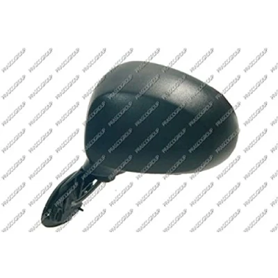 Afbeelding van Buitenspiegel Prasco DW3257002 Links zwart Manueel Bol vormig, niet getint