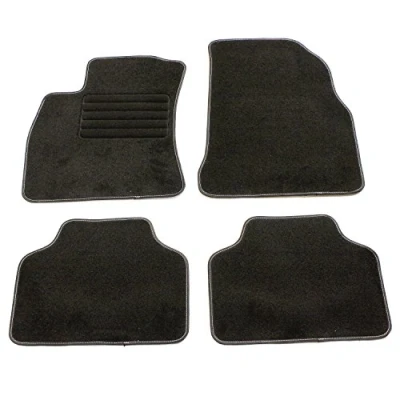 Afbeelding van DBS, vloermatten, auto, semi op maat gemaakt, 4 stuks: Voor en achter, antislip