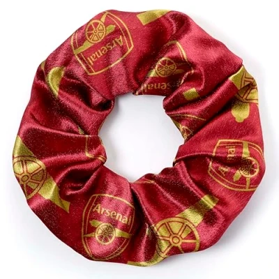Afbeelding van The Carat Shop Arsenal Voetbal Club Haar Scrunchie Haarelastiek