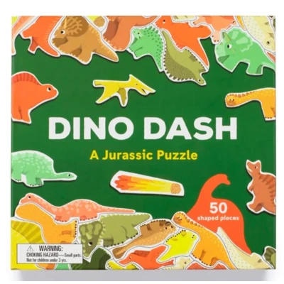 Afbeelding van Laurence King Puzzel &#039;Dino Dash&#039; (50 stukjes)