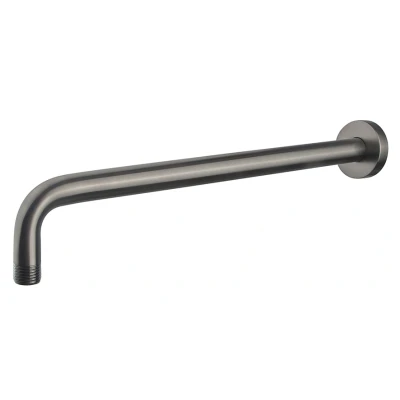 Afbeelding van Wiesbaden Caral douchearm met muurbevestiging 45 cm gunmetal