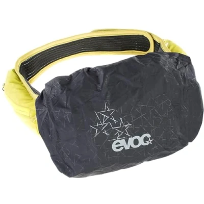 Afbeelding van EVOC RAINCOVER SLEEVE HIP PACK Regenhoes voor heuptas van 3 tot 7 liter outdooractiviteiten (maat M, waterdicht, reflecterende logo print), kleur: zwart