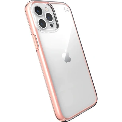 Afbeelding van Speck Presidio Perfect Clear Apple iPhone 12 Pro Max Clear/Rosy Pink with Microban