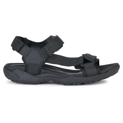Afbeelding van Geox À Scratch Terreno GRIP TEXT Outdoorsandalen, Heren, Maat: 43, Noir Textiel