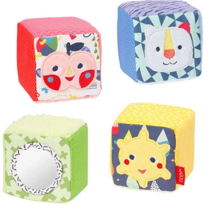 Afbeelding van Fehn 055276 Color Friends dadi Set à¢ di per neonati e Bambini a Partire da 0 Mesi Afmetingen: 7 x cm
