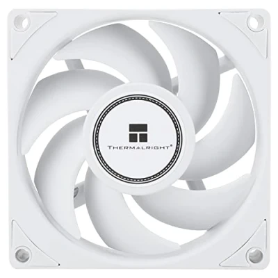 Afbeelding van Thermalright TL B8W stille 4 polige PWM processorventilator, 80 mm, snelheid 2200 rpm, wit