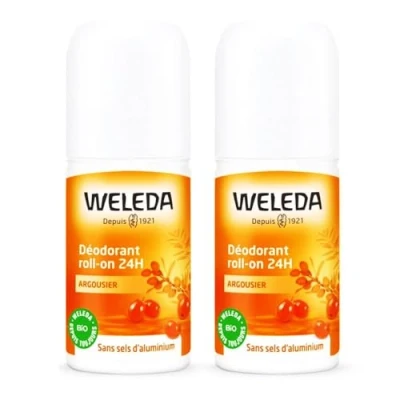 Afbeelding van Weleda Deodorant Duindoorn Roll on 24H Set van 2 x 50 ml
