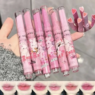 Afbeelding van KTouler hydraterende lippenstift van kristallijne gelei, lippenbalsem met geschenkdoos (6 stuks)