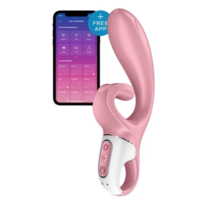 Afbeelding van Satisfyer Hug Me Rabbit Vibrator Roze