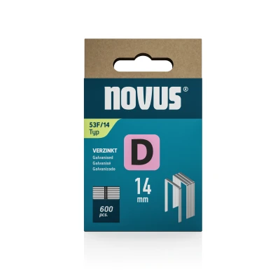 Afbeelding van Novus Niet met platte draad D 53F/14mm (600 stuks)