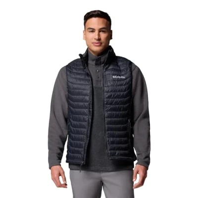 Afbeelding van Columbia Powder PASS Hybrid VEST Bodywarmer, Heren, Maat: XXL, Black