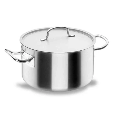 Image de Braisière inox 32cm + couvercle Lacor 50033