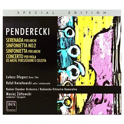 Afbeelding van Krzysztof Penderecki: Sinfonietta No. 2; Works for String Orchestra