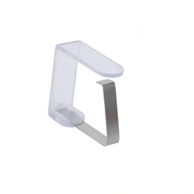 Afbeelding van Tafelkleedklemmen transparant 4 stuks
