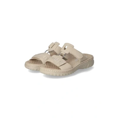 Afbeelding van Rieker Muiltjes, Dames, Maat: 39, Beige Kunststof