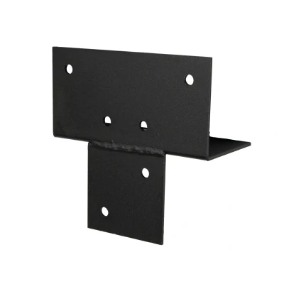 Afbeelding van Pergola Verlenging Zwart Gecoat voor 9 x cm palen Per Stuk