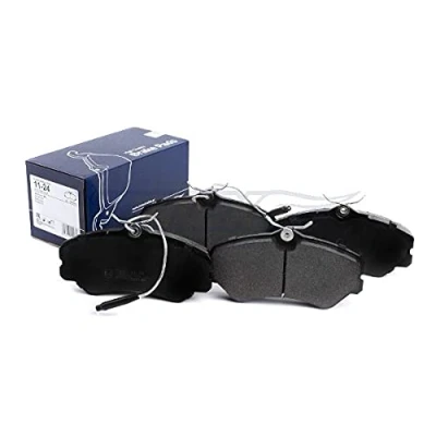 Afbeelding van TOMEX brakes TX 11 24 Remblokkenset Vooras Met slijtage waarschuwingscontact remzadelschroef PEUGEOT: J5 Van, Platform / Chassis, Minibus