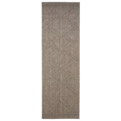 Afbeelding van Boho Balkonkleed Retreat Grijs 80x250 Cm