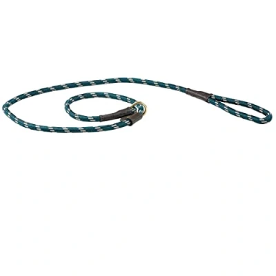 Afbeelding van Weatherbeeta Slip Dog Lead Rope Leather Hunter Green/Brown L