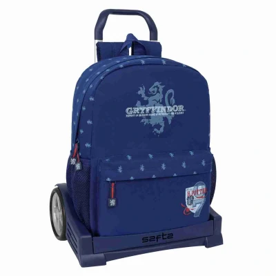 Afbeelding van Schoolrugzak met Wielen Harry Potter Captain Marineblauw 32 x 43 14 cm