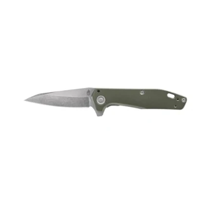 Afbeelding van Gerber Vouwmes, Lemmet lengte: 7,62 cm, Fastball Finger Flip Knife, roestvrij staal, groen, 30 001716