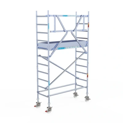 Afbeelding van Gevelvrije rolsteiger 0.75x1.90x4.20m werkhoogte &quot;lichtgewicht platformen&quot;
