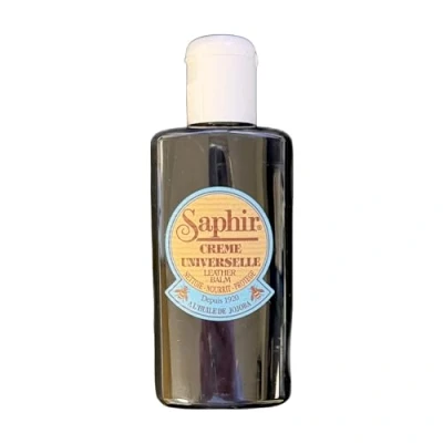 Afbeelding van Saphir Creme Universelle lotion voor gladleer Zwart 150ml